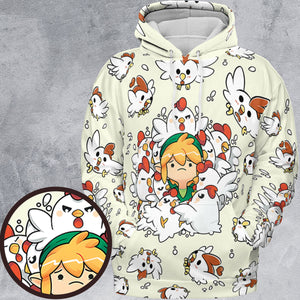 Impossible Situation The Legend of Zelda All-over Print Hoodie