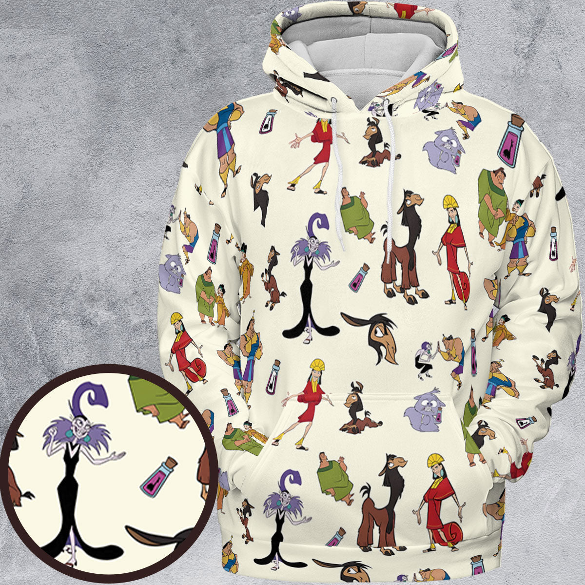 Kuzco and Friends The Emperor's New Groove All-over Print Hoodie