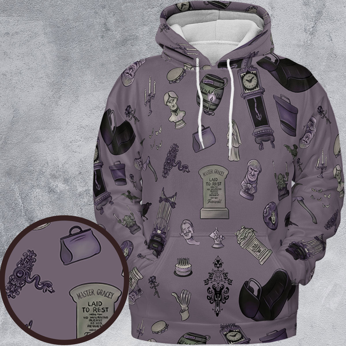 Welcome Foolish Mortals Haunted Mansion All-over Print Hoodie