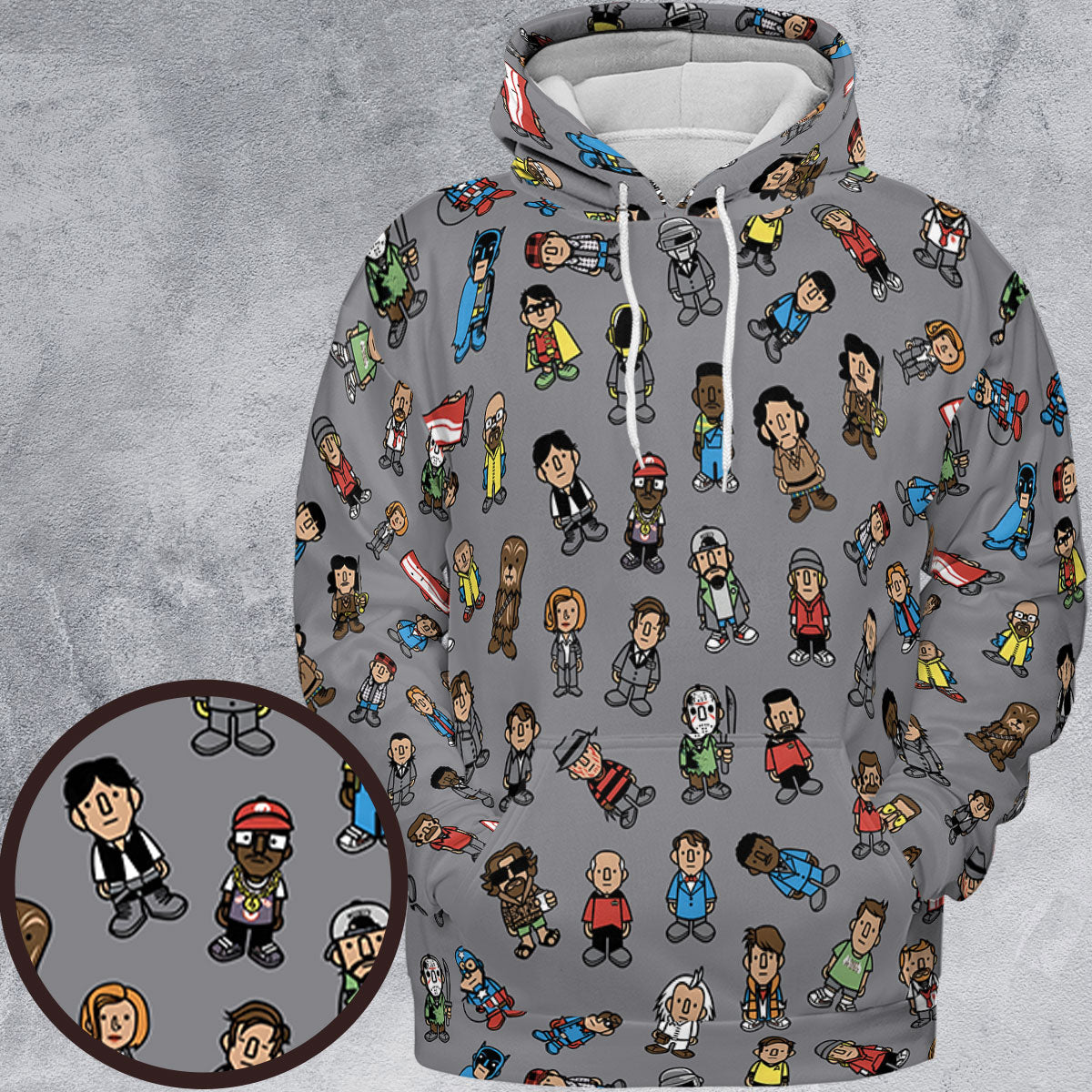 Homies All-over Print Hoodie