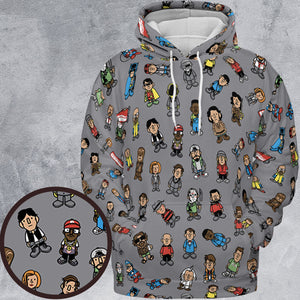 Homies All-over Print Hoodie