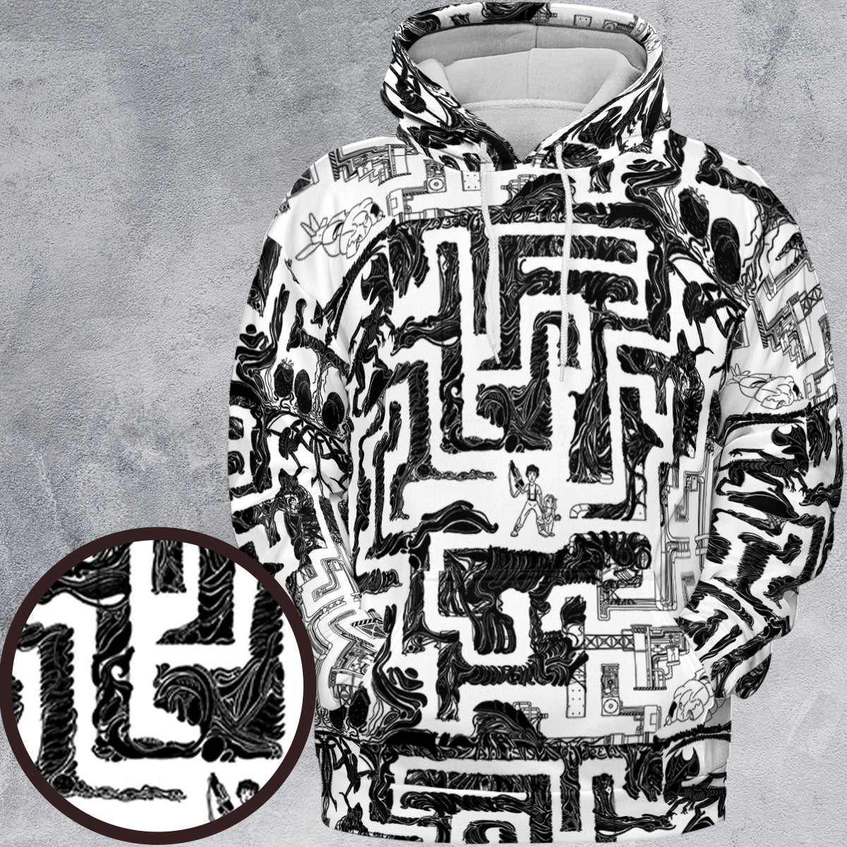 Xenomorph Alien Maze All-over Print Hoodie