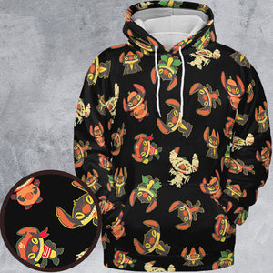 Stitch Halloween Costumes All-over Print Hoodie