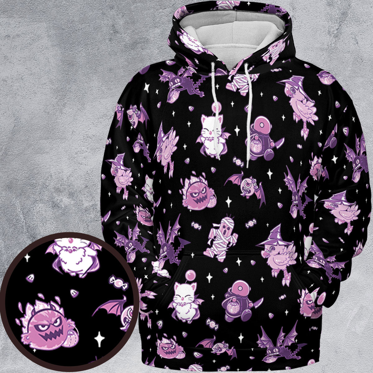 Halloween Final Fantasy Cuties All-over Print Hoodie