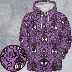 Beetlejuice Haunted Mansion Themed All-over Print Hoodie