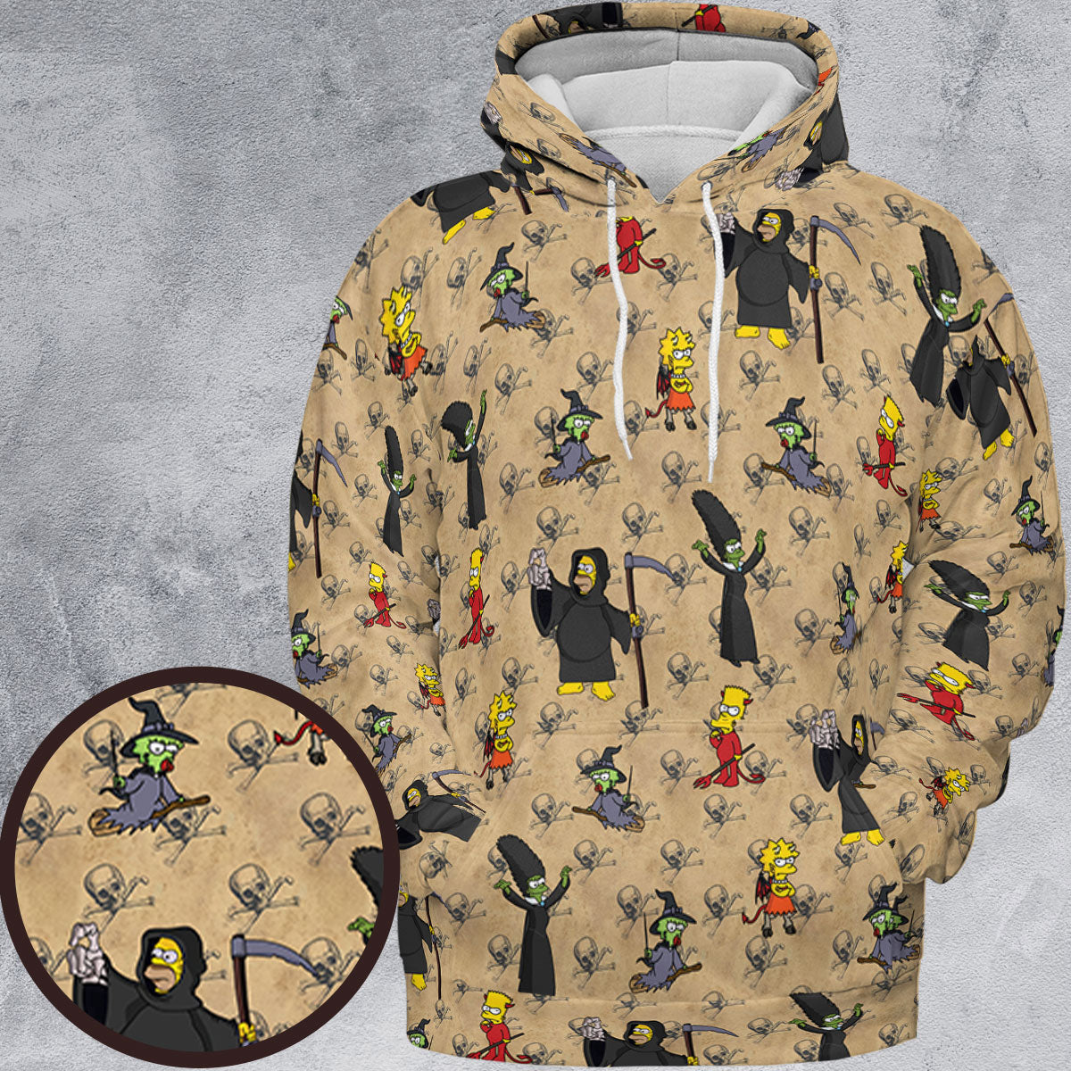Daily Dose Of Simpsons All-over Print Hoodie