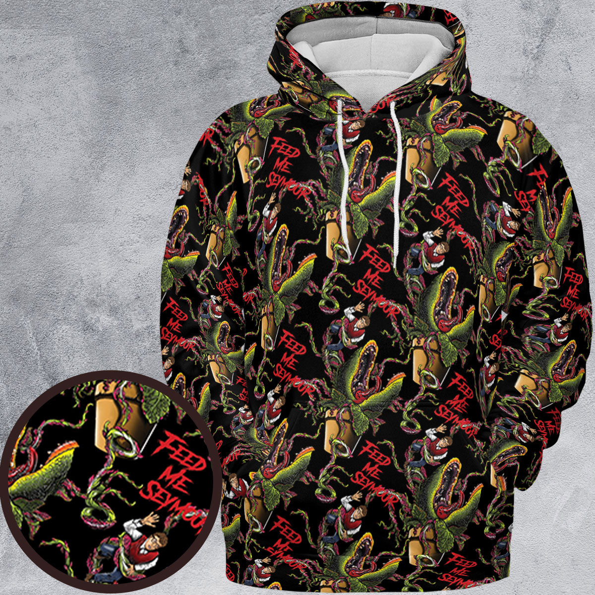 Feed Me Seymour Horror Little Shop All-over Print Hoodie