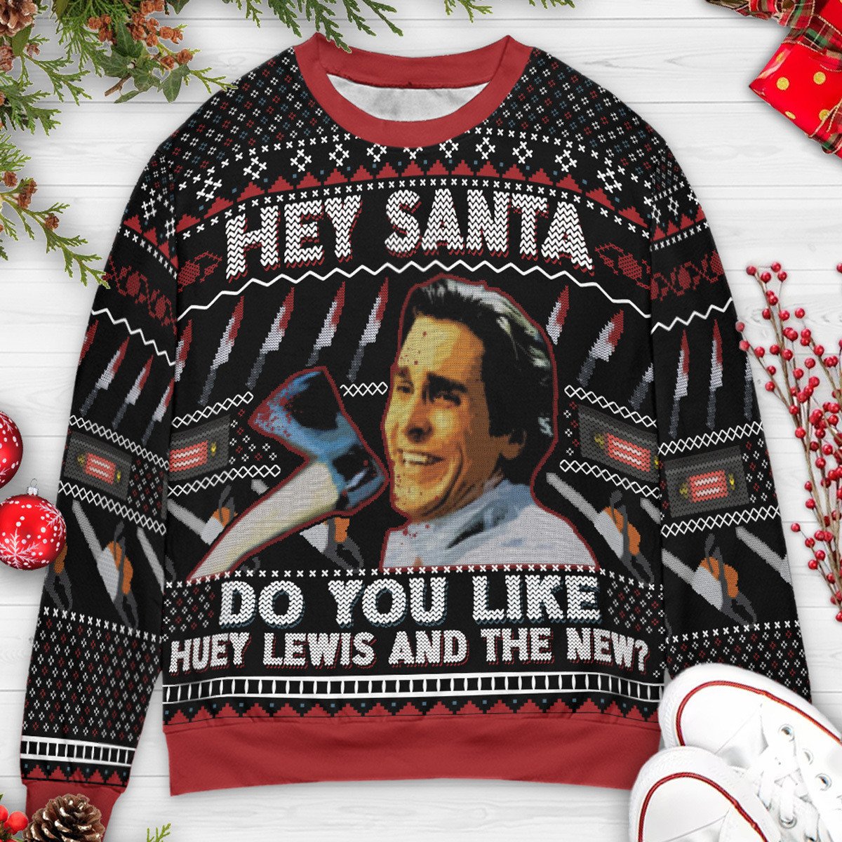 Hey Santa Ugly Christmas Sweatshirt