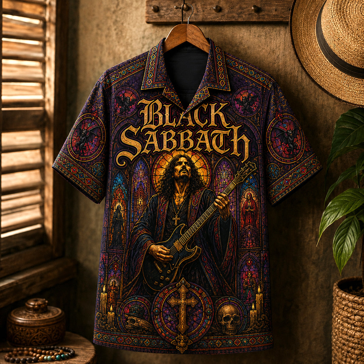Black Sabbath Hawaiian Shirt, Children of the Grave Button Up, Classic Doom Collector Gift