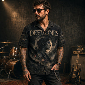 Deftones Hawaiian Shirt, Change Alt Metal Button Up, White Pony Collector Gift