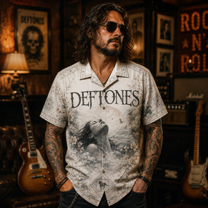 Deftones Hawaiian Shirt, Koi No Yokan Button Up, Swerve City Rock Fan Gift