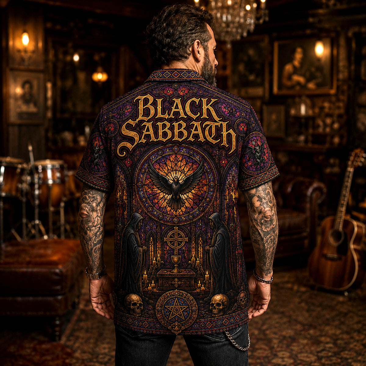 Black Sabbath Hawaiian Shirt, Children of the Grave Button Up, Classic Doom Collector Gift