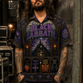 Black Sabbath Hawaiian Shirt, Paranoid Doom Metal Button Up, War Pigs Music Fan Gift