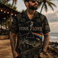 Pink Floyd The Dark Side of the Moon Hawaiian Shirt, Iconic Music Artwork Button Up, Rock Culture Fan Gift
