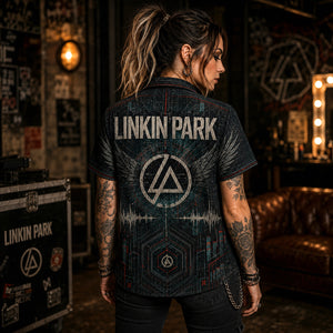 Linkin Park Hawaiian Shirt, Crawling Nu Metal Button Up, Early Era Rock Fan Gift