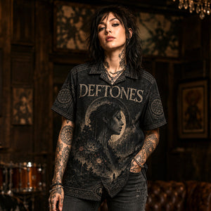 Deftones Hawaiian Shirt, Change Alt Metal Button Up, White Pony Collector Gift