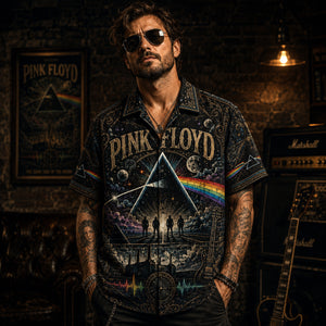 Pink Floyd Hawaiian Shirt, Wish You Were Here Button Up, Shine On Music Fan Gift