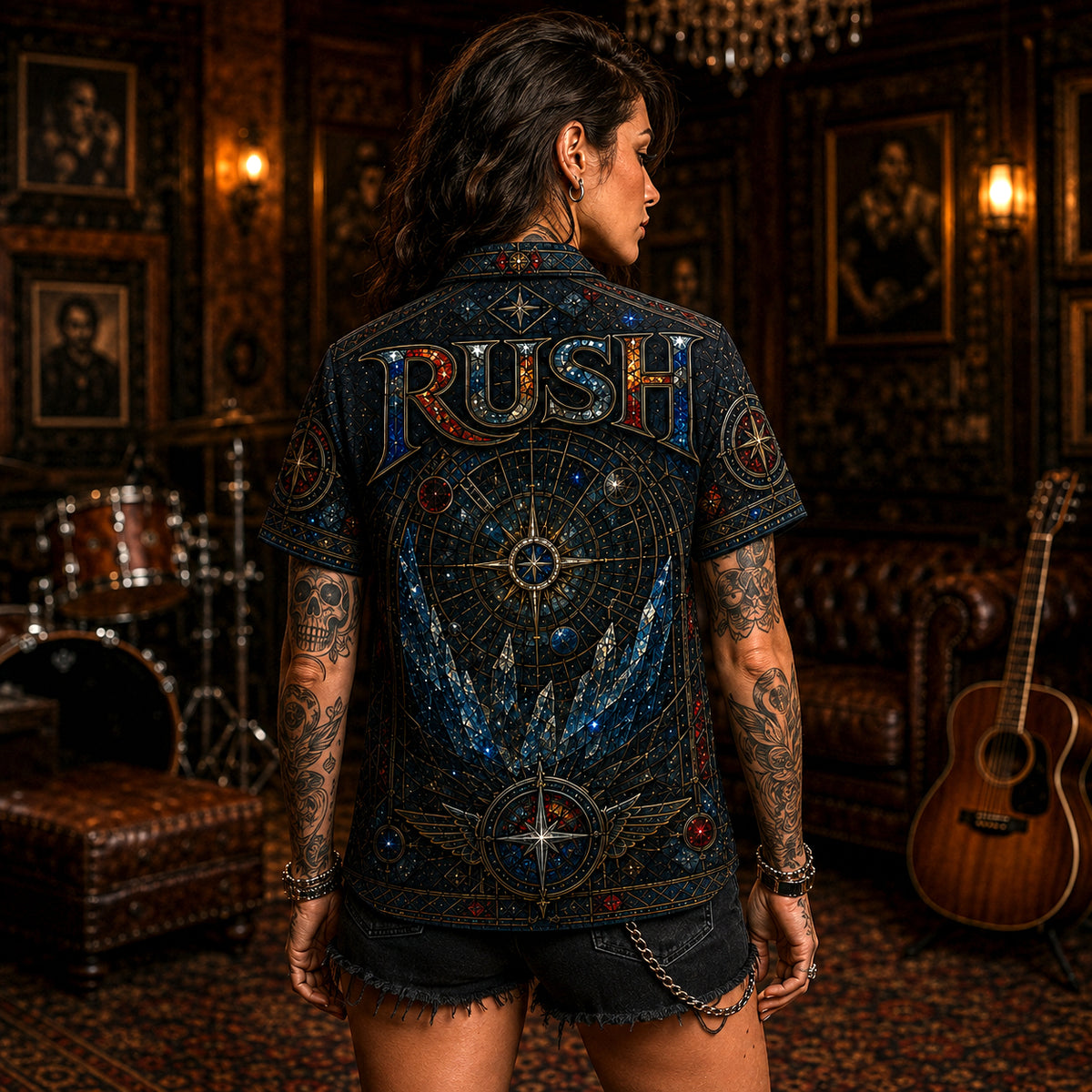 Rush Hawaiian Shirt, Farewell to Kings Button Up, Closer to the Heart Fan Gift