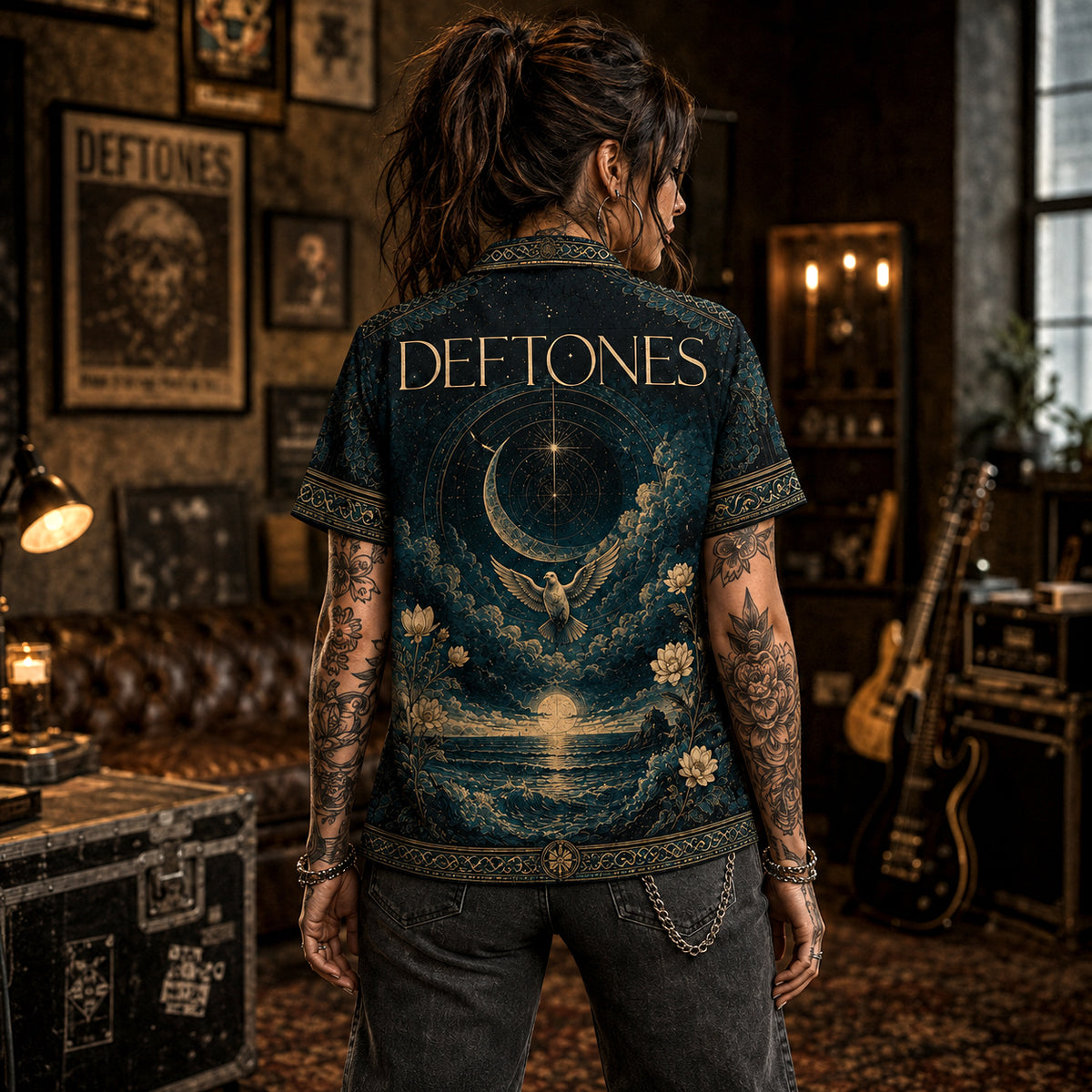Deftones Hawaiian Shirt, Be Quiet and Drive Button Up, Alternative Metal Fan Gift