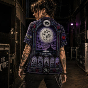 The Cure Gothic Hawaiian Shirt, Disintegration Gothic Rock Button Up, Boys Dont Cry Music Fan Gift