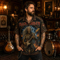 Iron Maiden Hawaiian Shirt, The Trooper Metal Button Up, Eddie Legacy Rock Fan Gift