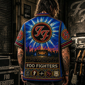 Foo Fighters Hawaiian Shirt, Everlong Alternative Rock Button Up, The Pretender Music Fan Gift