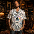 Pink Floyd Hawaiian Shirt, Comfortably Numb Button Up, The Wall Music Fan Gift