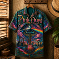 Pink Floyd Hawaiian Shirt, Atom Heart Mother Button Up, Prog Rock Collector Gift