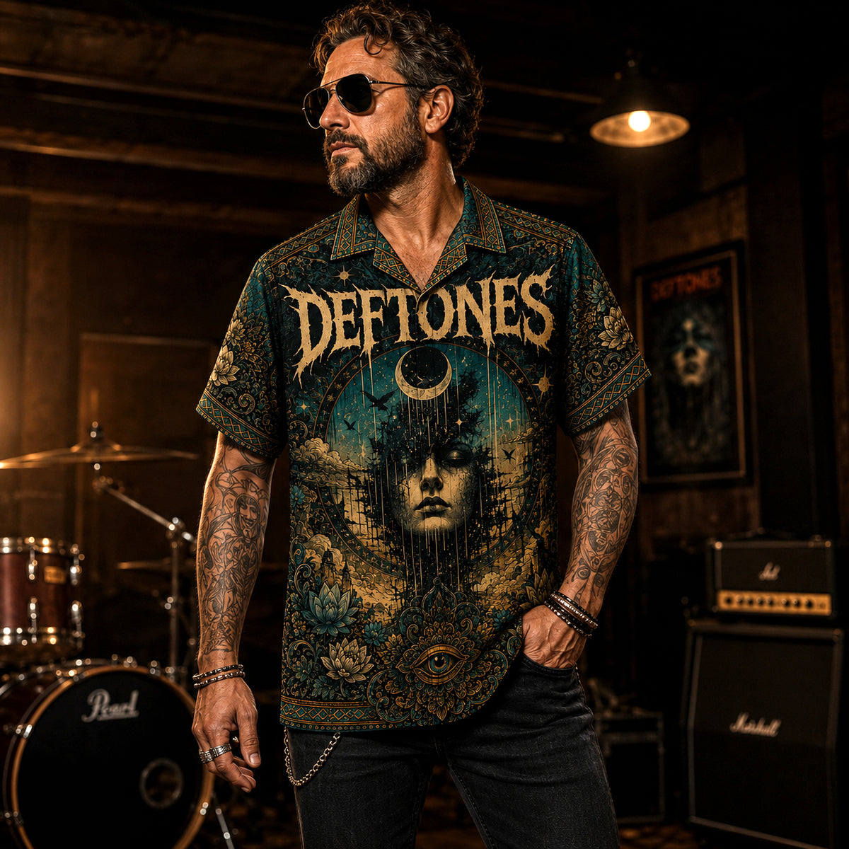 Deftones Hawaiian Shirt, My Own Summer Button Up, Around the Fur Fan Gift