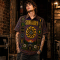 Soundgarden Hawaiian Shirt, Superunknown Grunge Button Up, Black Hole Sun Music Fan Gift