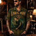 Linkin Park Hawaiian Shirt, A Thousand Suns Button Up, Alternative Rock Collector Gift