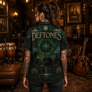 Deftones Hawaiian Shirt, White Pony Alt Metal Button Up, Digital Bath Music Fan Gift