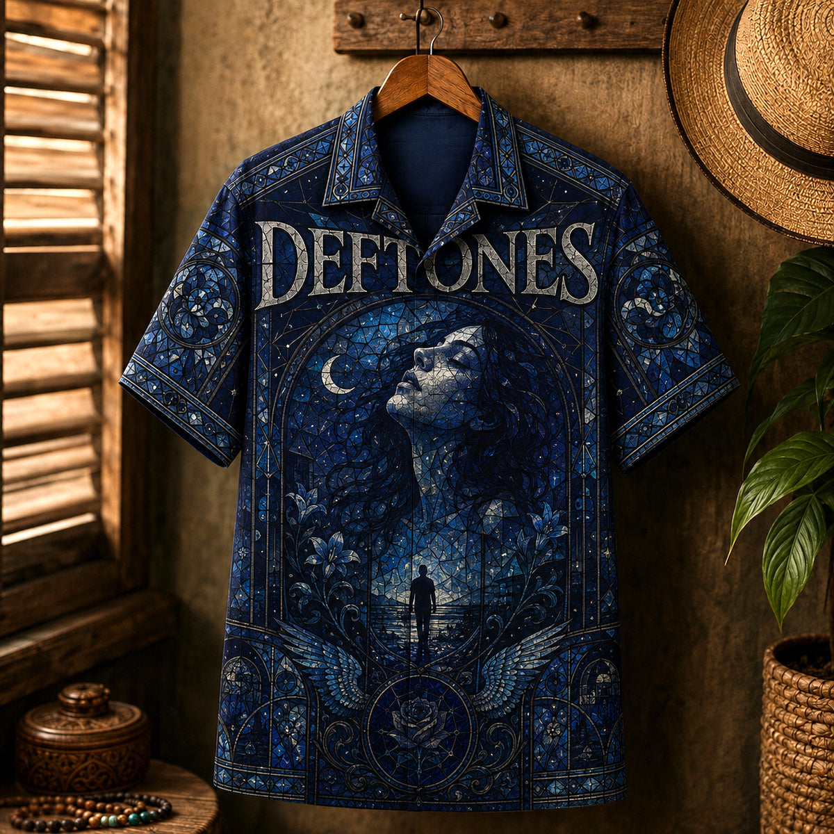Deftones Hawaiian Shirt, Around the Fur Button Up, My Own Summer Rock Fan Gift