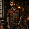 Iron Maiden Hawaiian Shirt, Fear of the Dark Button Up, British Metal Collector Gift