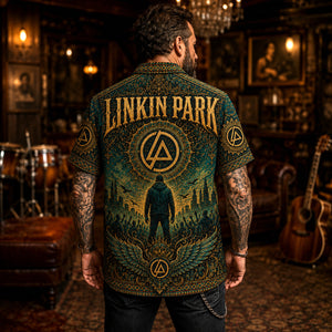 Linkin Park Hawaiian Shirt, A Thousand Suns Button Up, Alternative Rock Collector Gift
