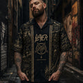 Slayer Luxury Hawaiian Shirt, Stage Ready Rock Button Up, Festival Music Collector Gift