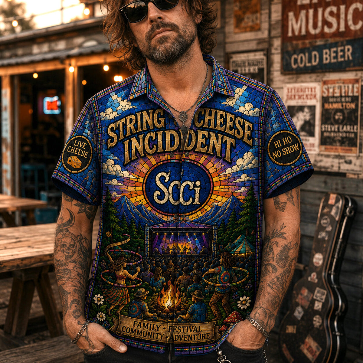 The String Cheese Incident Hawaiian Shirt, Iconic Music Artwork Button Up, Rock Culture Fan Gift