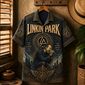Linkin Park Hawaiian Shirt, Minutes to Midnight Button Up, What Ive Done Fan Gift