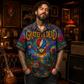 Grateful Dead Hawaiian Shirt, Terrapin Station Button Up, Deadhead Collector Gift