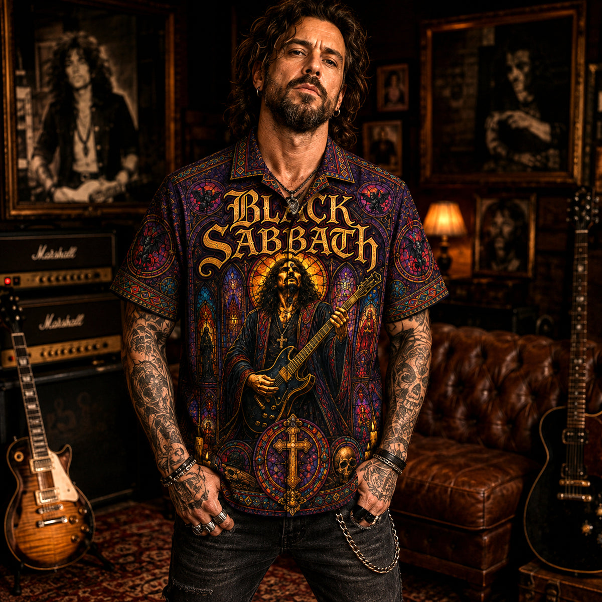 Black Sabbath Hawaiian Shirt, Children of the Grave Button Up, Classic Doom Collector Gift