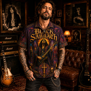 Black Sabbath Hawaiian Shirt, Children of the Grave Button Up, Classic Doom Collector Gift