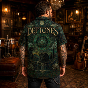 Deftones Hawaiian Shirt, White Pony Alt Metal Button Up, Digital Bath Music Fan Gift