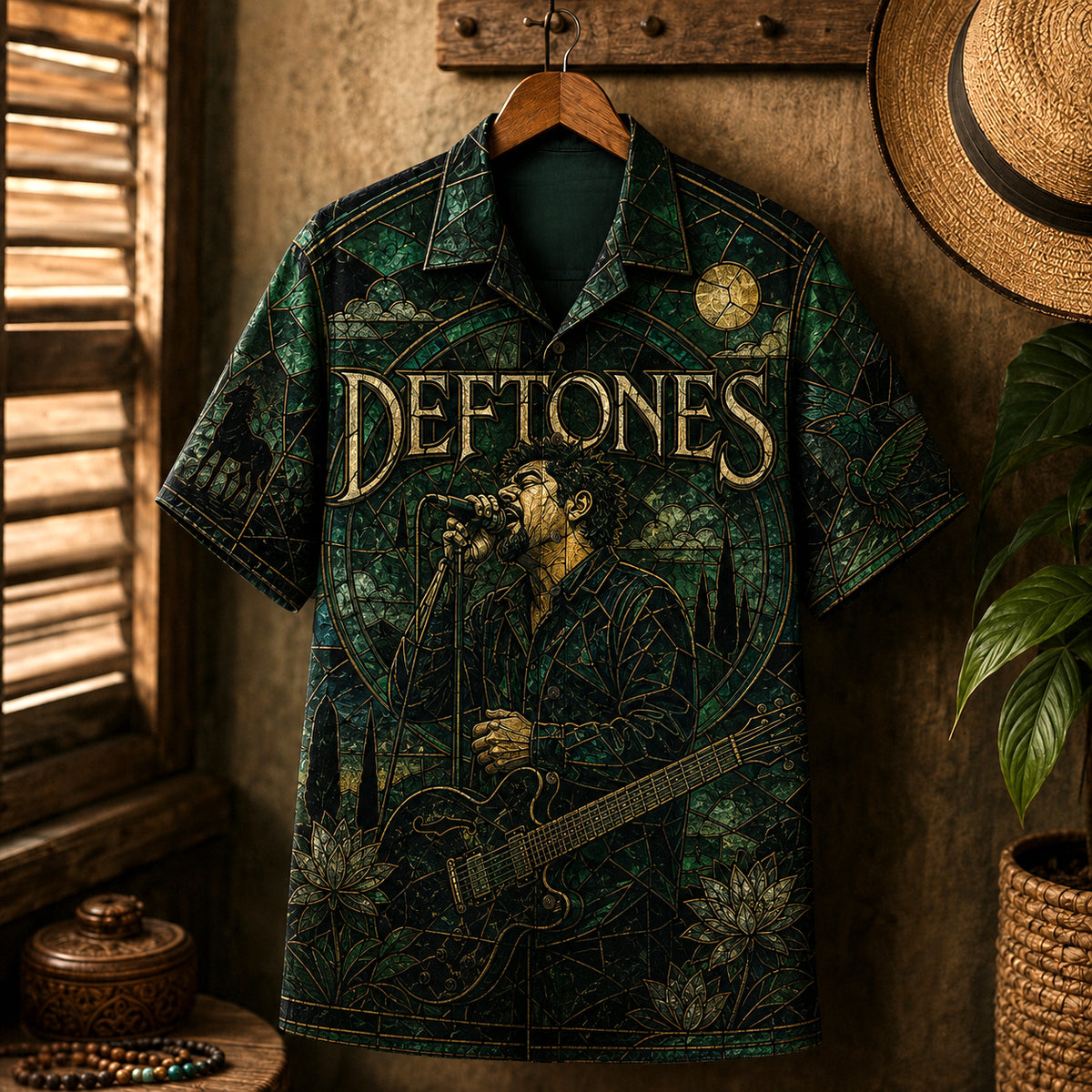 Deftones Hawaiian Shirt, White Pony Alt Metal Button Up, Digital Bath Music Fan Gift