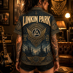 Linkin Park Hawaiian Shirt, Minutes to Midnight Button Up, What Ive Done Fan Gift