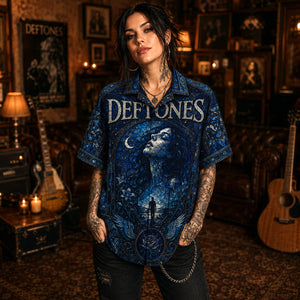 Deftones Hawaiian Shirt, Around the Fur Button Up, My Own Summer Rock Fan Gift