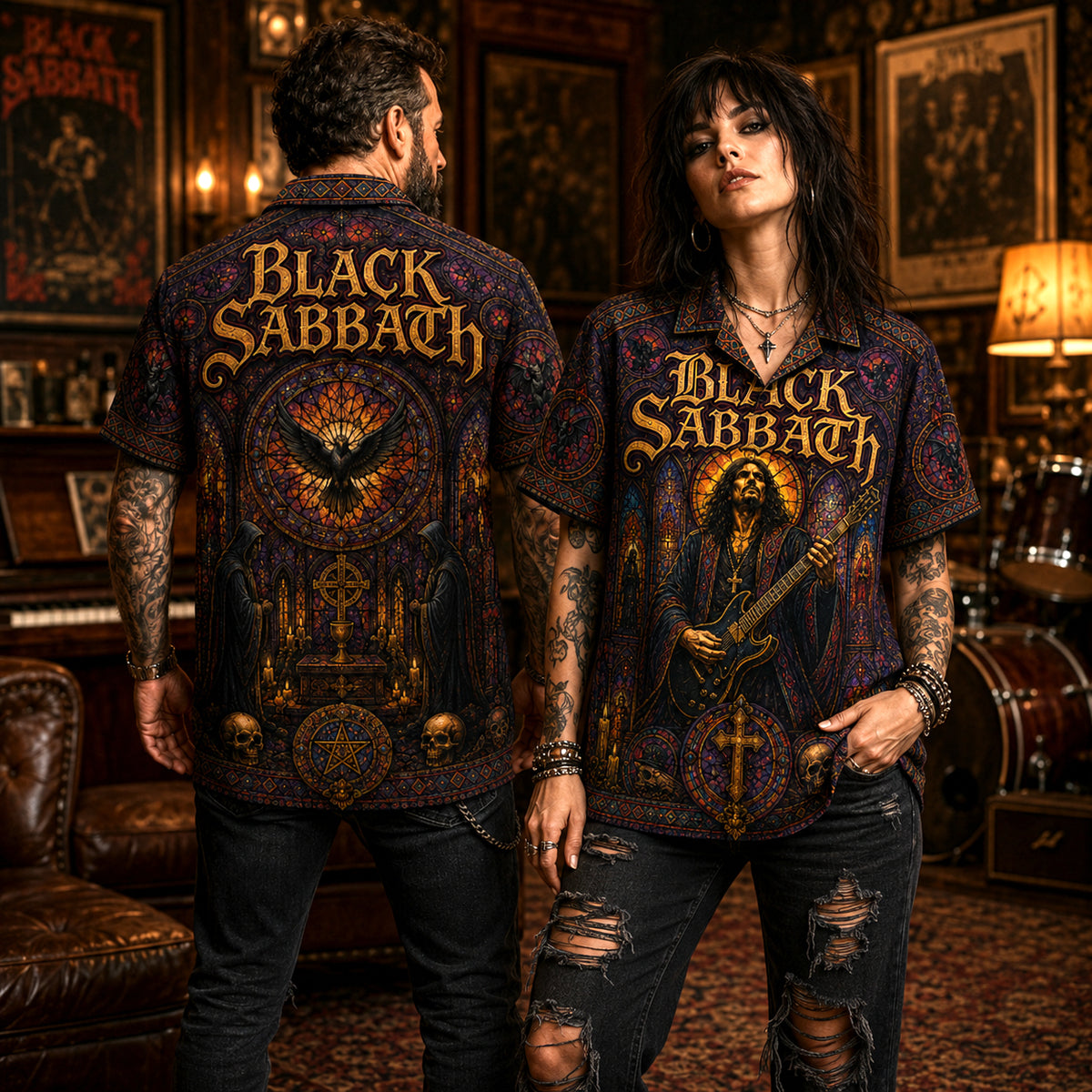 Black Sabbath Hawaiian Shirt, Children of the Grave Button Up, Classic Doom Collector Gift