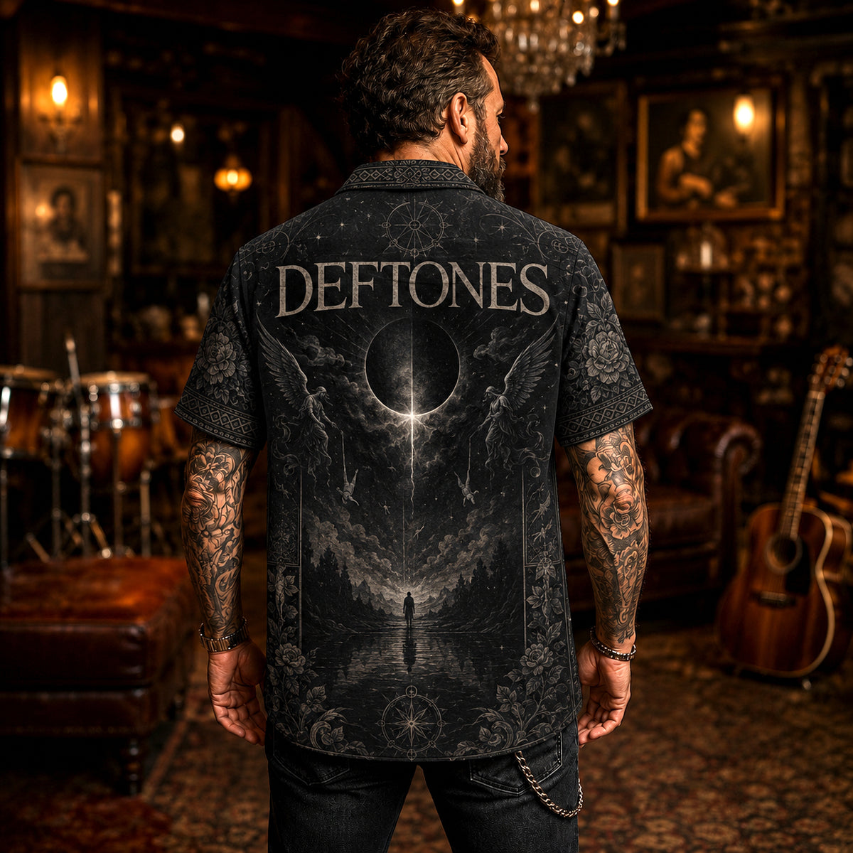 Deftones Hawaiian Shirt, Change Alt Metal Button Up, White Pony Collector Gift