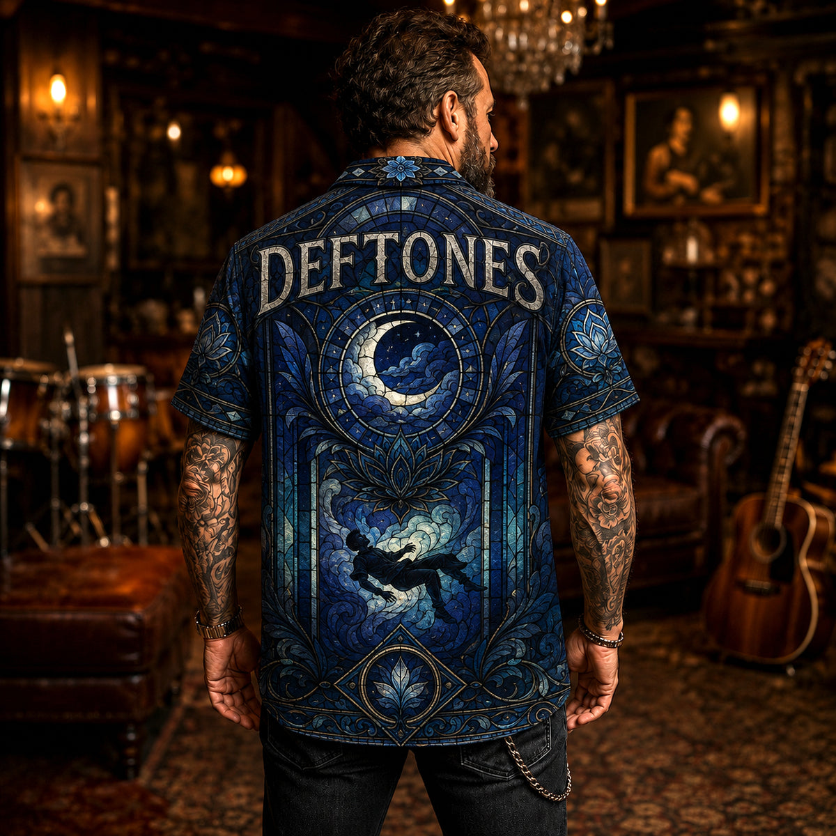 Deftones Hawaiian Shirt, Around the Fur Button Up, My Own Summer Rock Fan Gift
