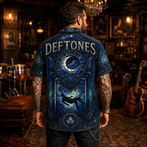 Deftones Hawaiian Shirt, Around the Fur Button Up, My Own Summer Rock Fan Gift