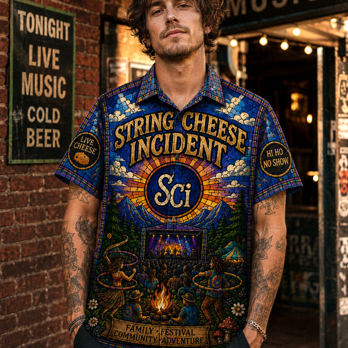The String Cheese Incident Hawaiian Shirt, Iconic Music Artwork Button Up, Rock Culture Fan Gift